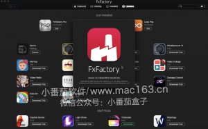 FxFactory for Mac 视觉效果包插件合集
